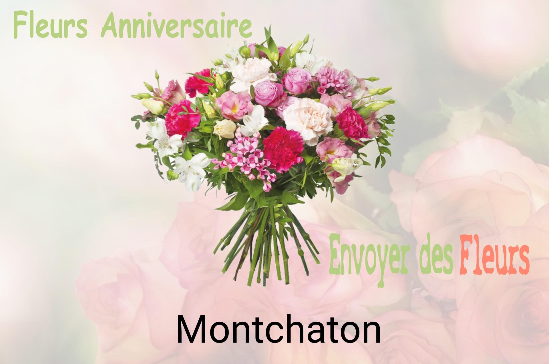 Bouquet de fleurs d’anniversaire livré à Montchaton