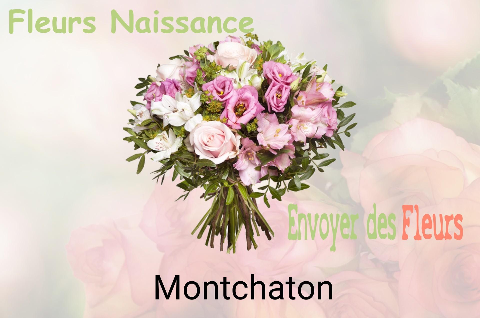Bouquet de fleurs de naissance livré à Montchaton